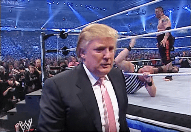 VIDEO when donald trump shaved vince mcmahon's head in WWE