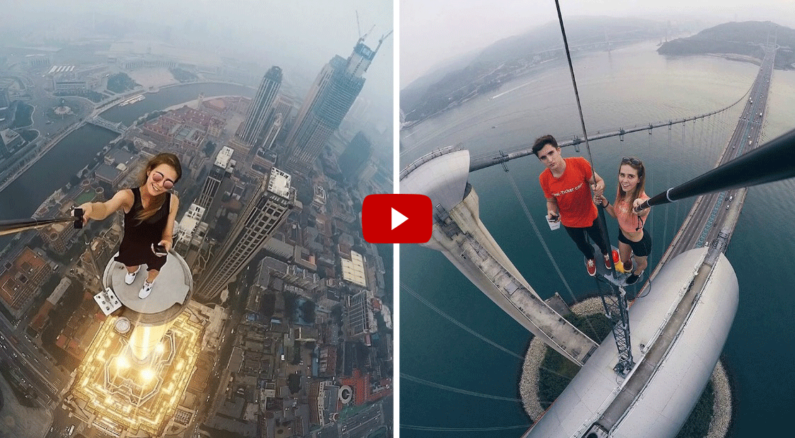 Amazing Daredevil's Skyscraper Selfies