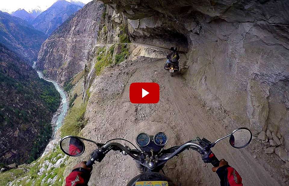 Bike Ride Through The Most Dangerous Road In India