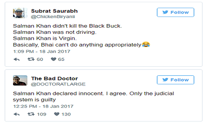 How twitterati reacted to Salman Khan verdict 
