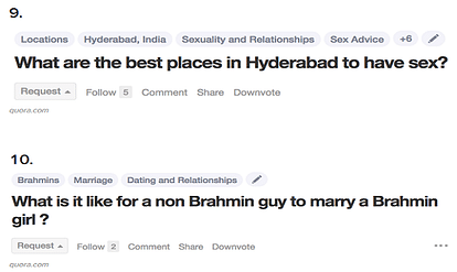 Funny questions we ask from Quora 