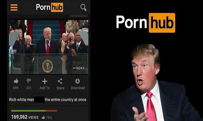 Trump on PornHub 
