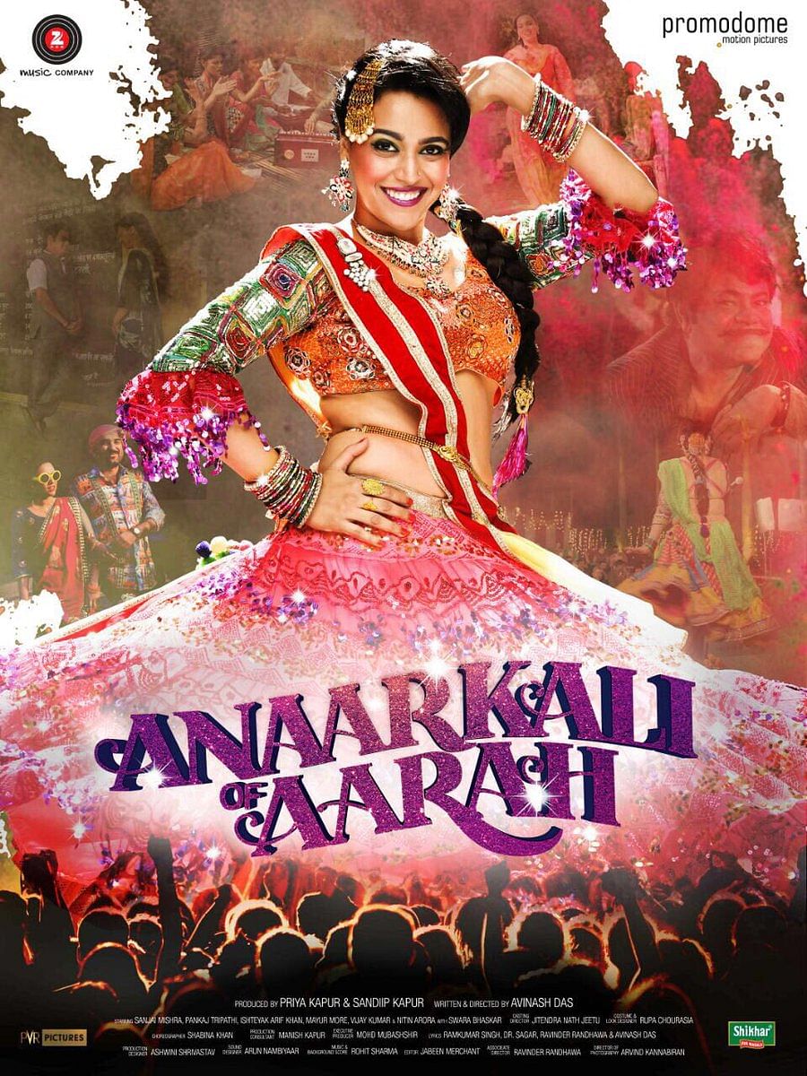 swara bhaskar's film anarkali of aarah film poster released 