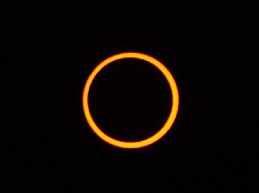 annular eclipse which showed up on sunday in different parts of world