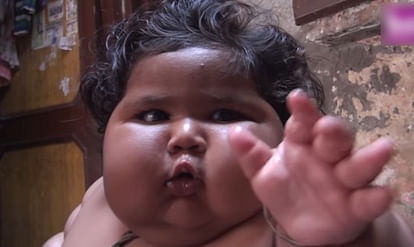 8-Month-Old Punjabi Girl Chahat weighing 17 Kg, Parents and doctors worried