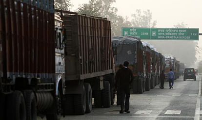 Pakistan not letting indian commercial trucks enter into pakistan and urges for millet