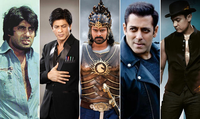 Bahubali craze dominates stardom of big actors like Amitabh, Shahrukh, Salman & Aamir Khan
