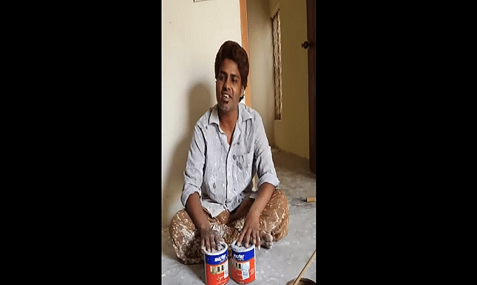 Viral and Trending Video of an Indian painter singing hum dil de chuke song