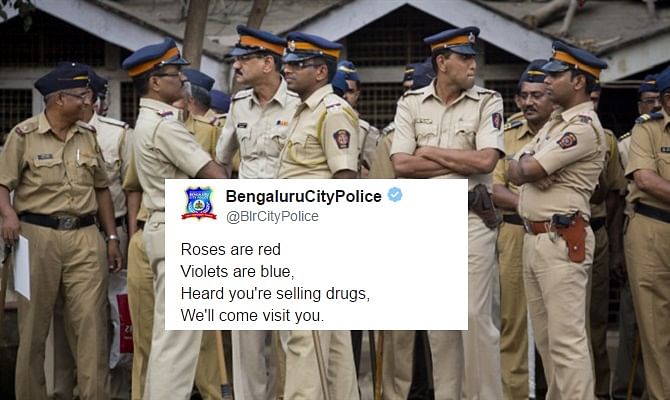 Viral and Trending Funny Tweets by Mumbai and Bengaluru Police on Drugs and rules