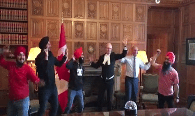 Viral and Trending Video of Canadian MP doing Bhangra