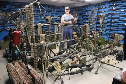 Meet the Dragon Man Mel Bernstein who owns more than 3,000 weapons 