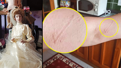 Possessed bridal doll Is Attacking his owner hands sold on eBay 