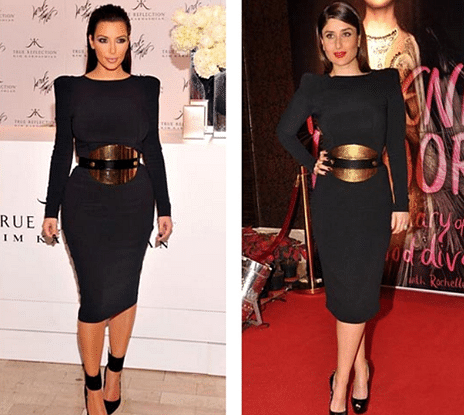 8 Bollywood Fashionistas Who copied kim kardashian outfits 