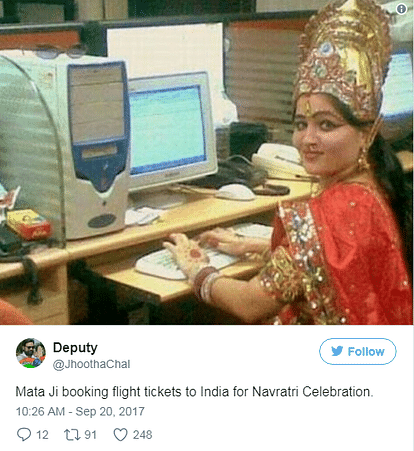 Happy Navratri 2017, These funny tweets on Navratri will make you smile