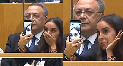 Azerbaijan President’s daughter’s selfie fever going viral on social media
