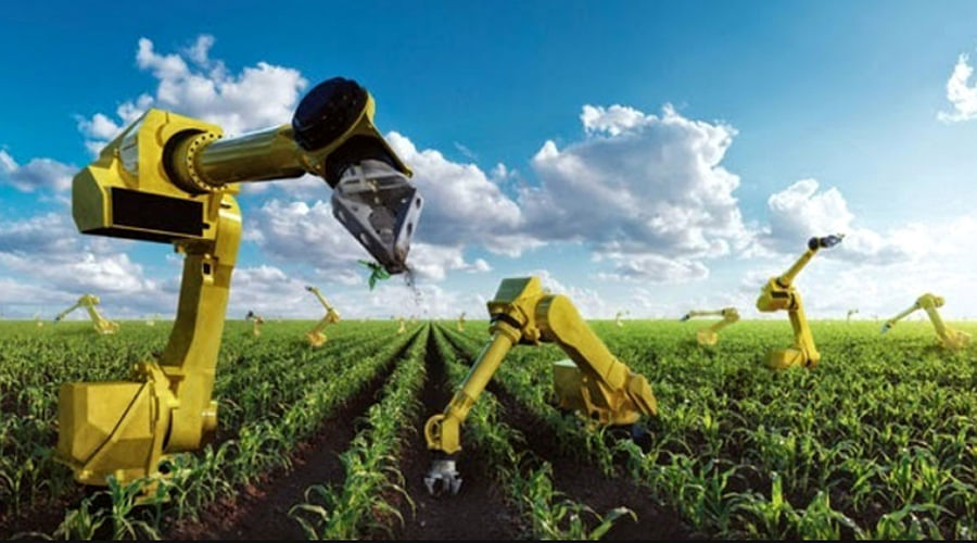 Satire: Robots grown five ton barley farming in the field