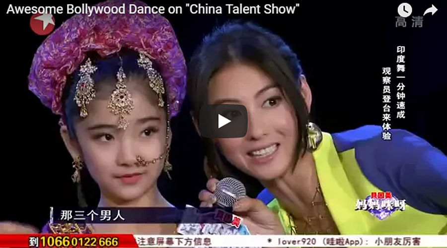 Chinese girls dance on Bollywood song in China Talent Show goes viral