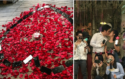 Man Proposes to Girlfriend Using 25 iPhone Xs in china