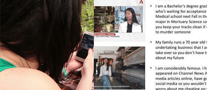 Singaporean lady creates witty dating app profile presentation 