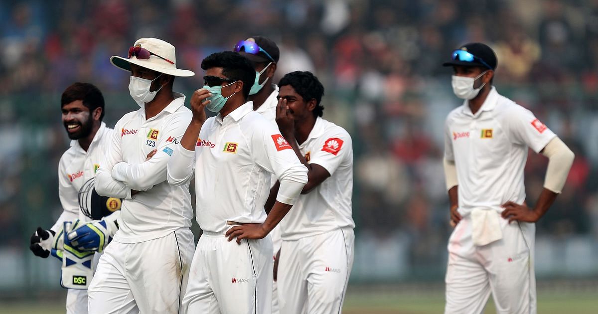 India vs srilanka 3rd test match at ferozshah kotla ground pollution dispute 
