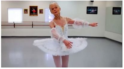 77 Years old ballerina dancer inspires many 