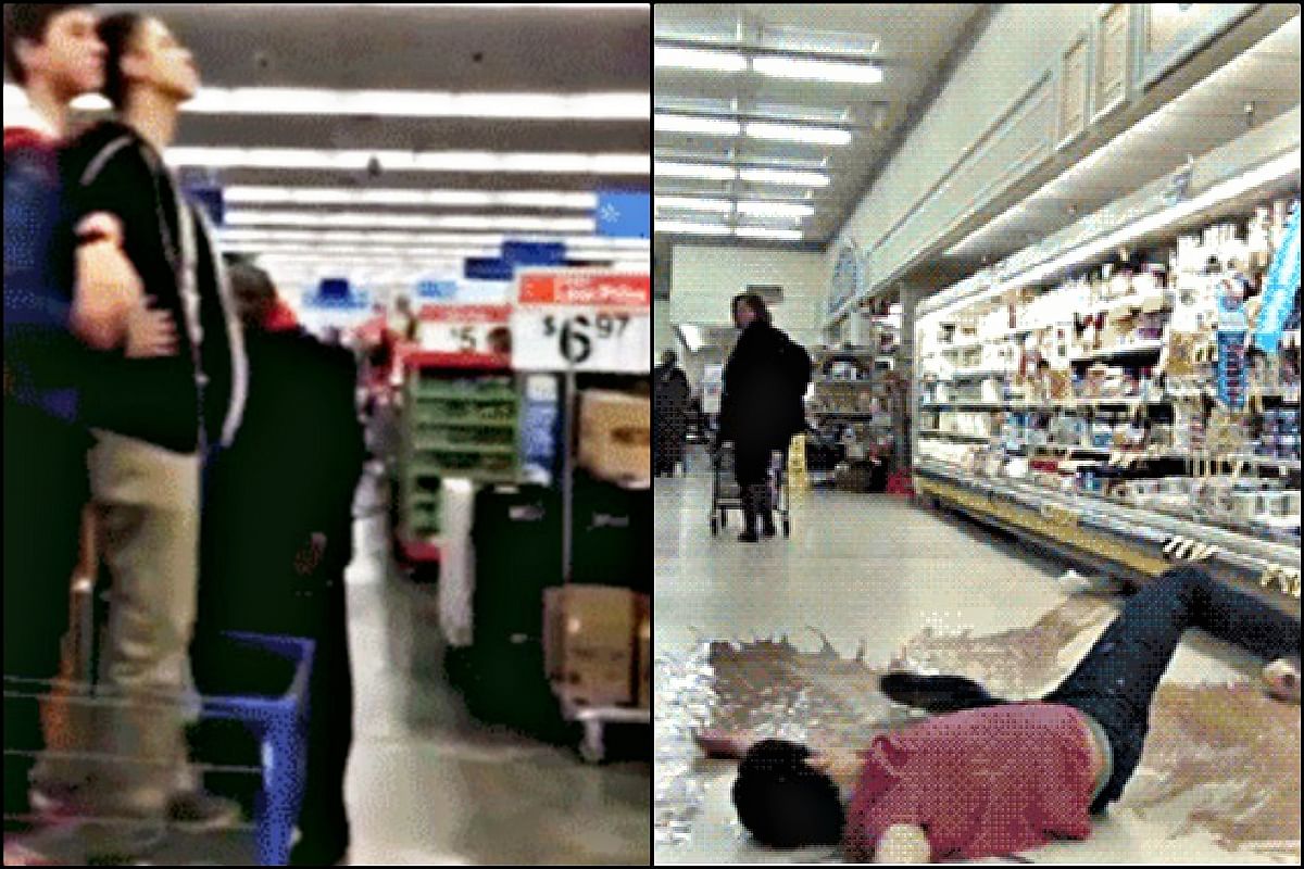 Funny video and gifs when bad things happen in grocery stores