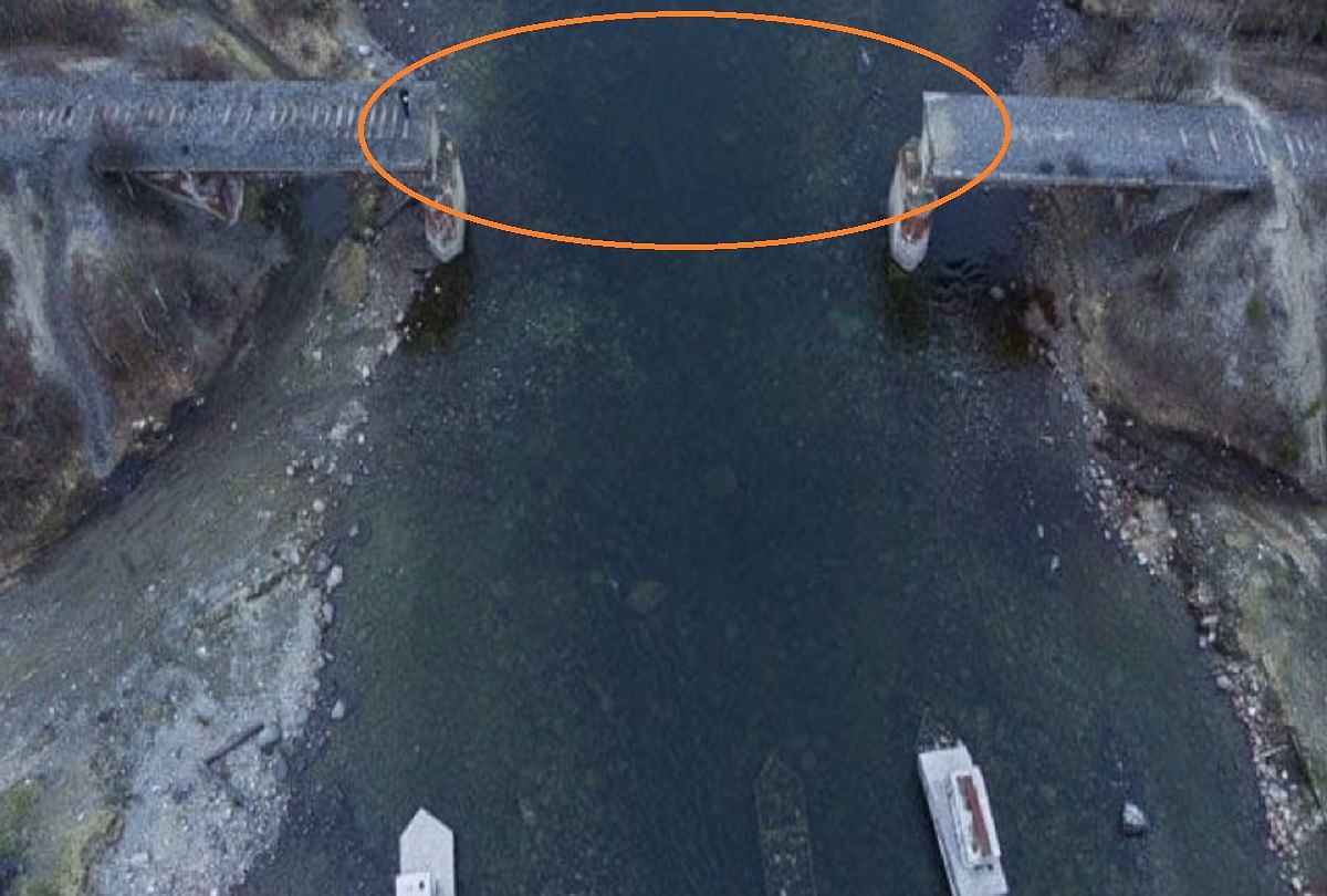 Rail Bridge in Russia mysteriously disappeared no one knows what happened