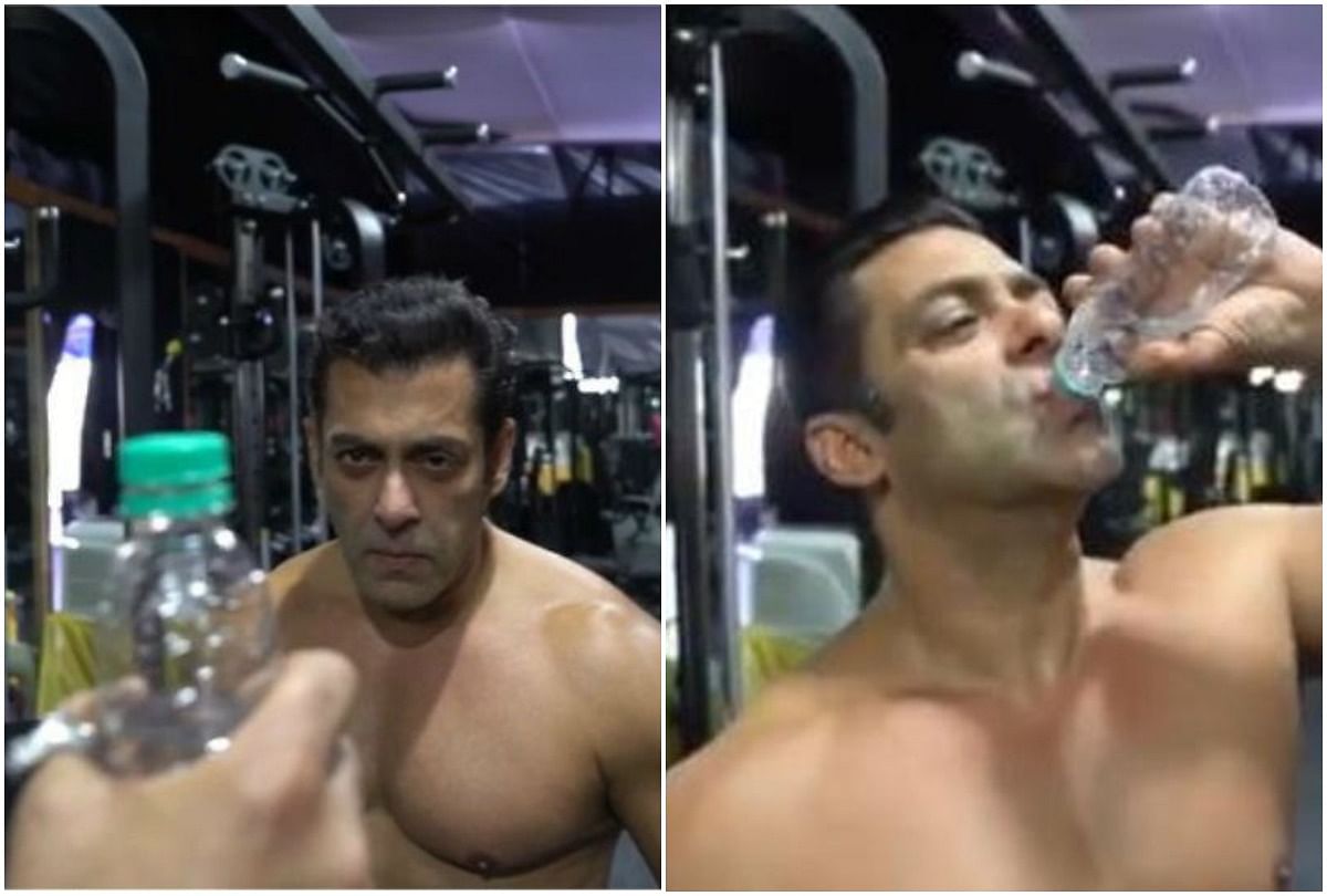 salman khan completed the bottle cap challenge and give special message