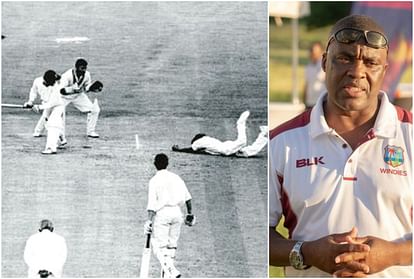 best fielders of west indies gus logie who become man of the match without batting and bowling