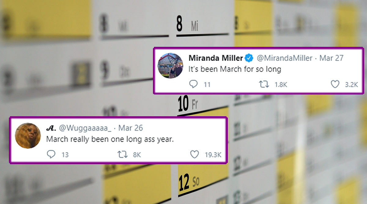 social media reaction on march month people declare longest month of 2020