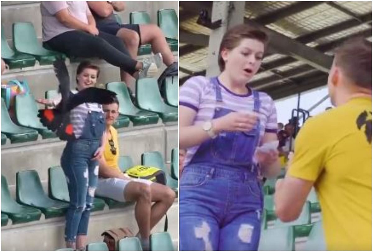 viral video of man who taking help of cockatoo bird to prapose his girlfriend
