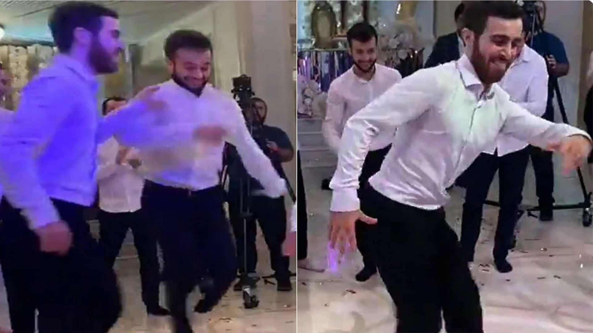 trending dance video of man dancing in wedding Caption made people laugh