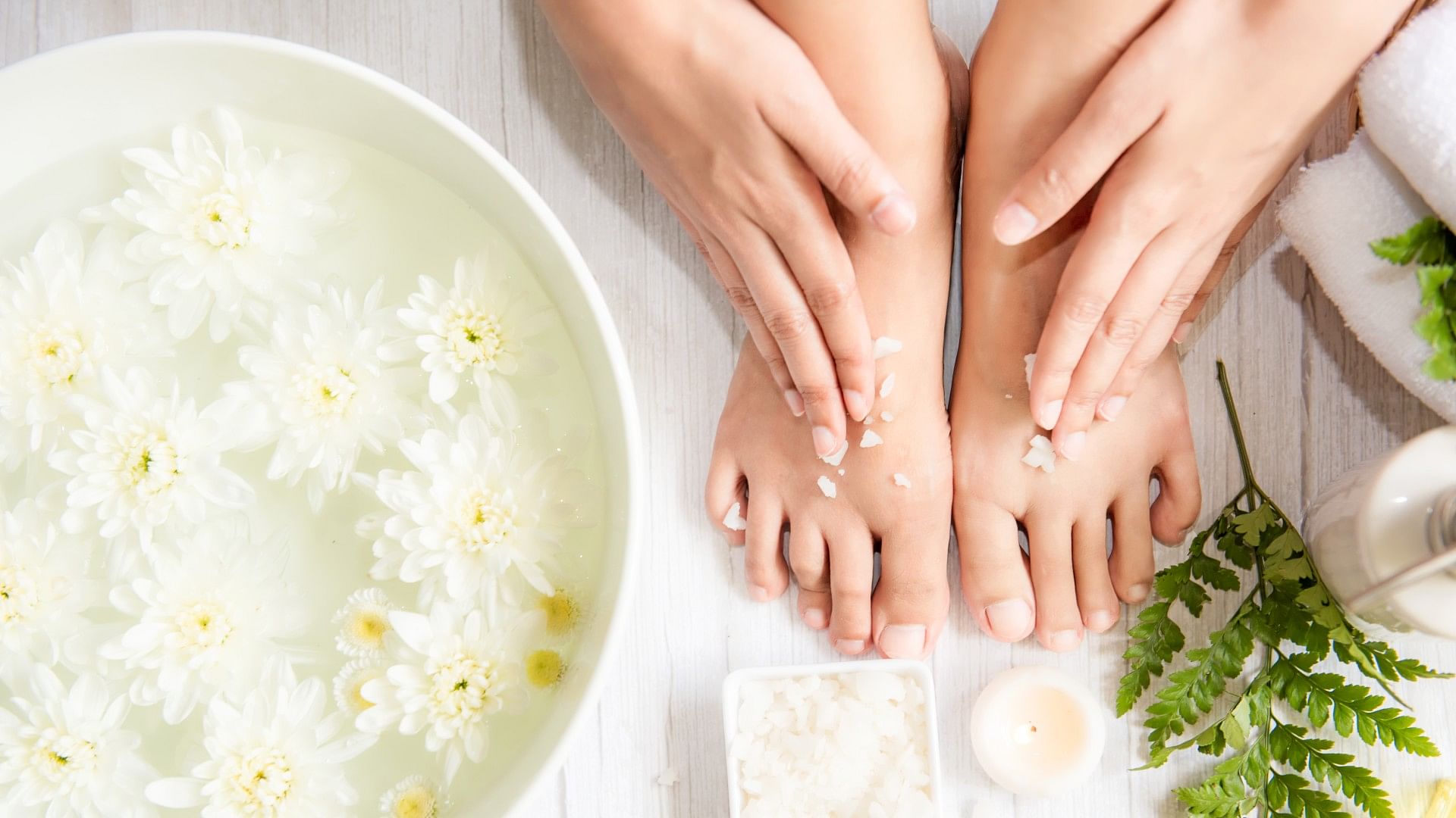 Pedicure at home steps Home remedies for cleaning dirty feet at home