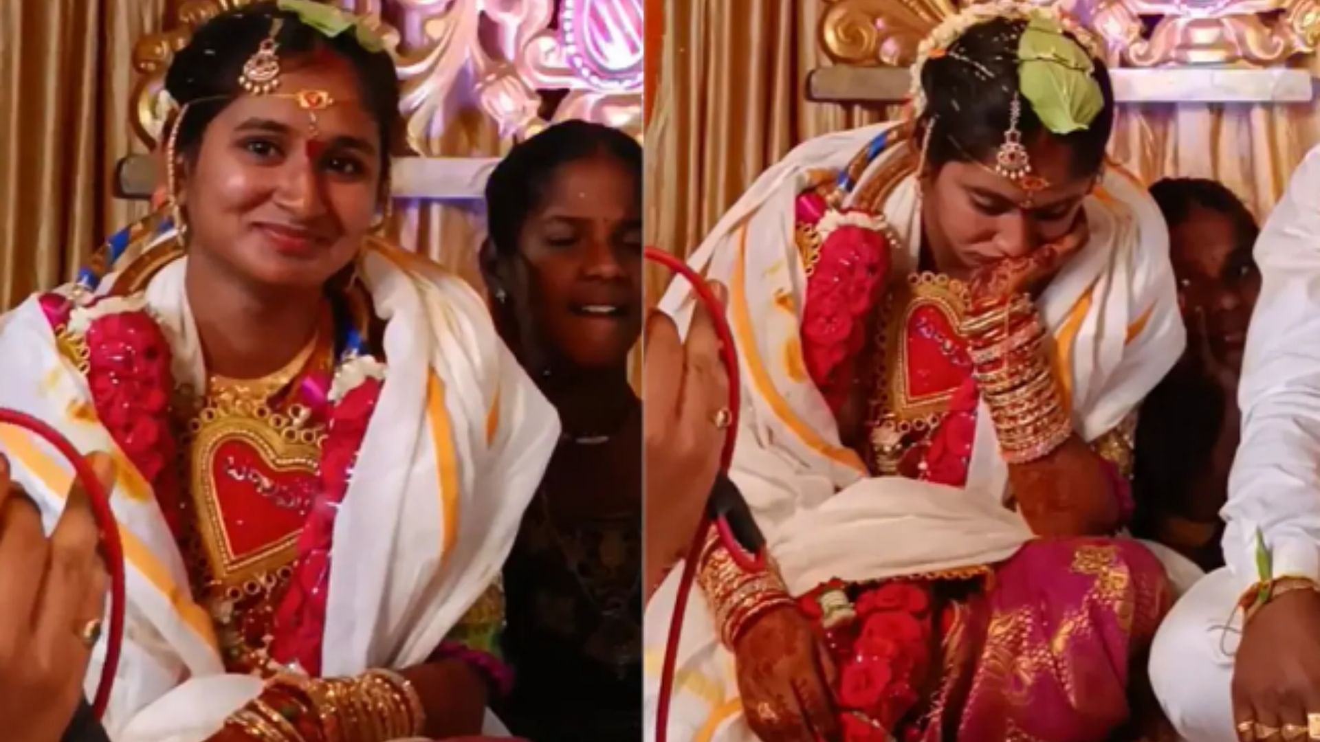 mandap me so gayi dulhan bride falls asleep in the mandap during wedding rituals