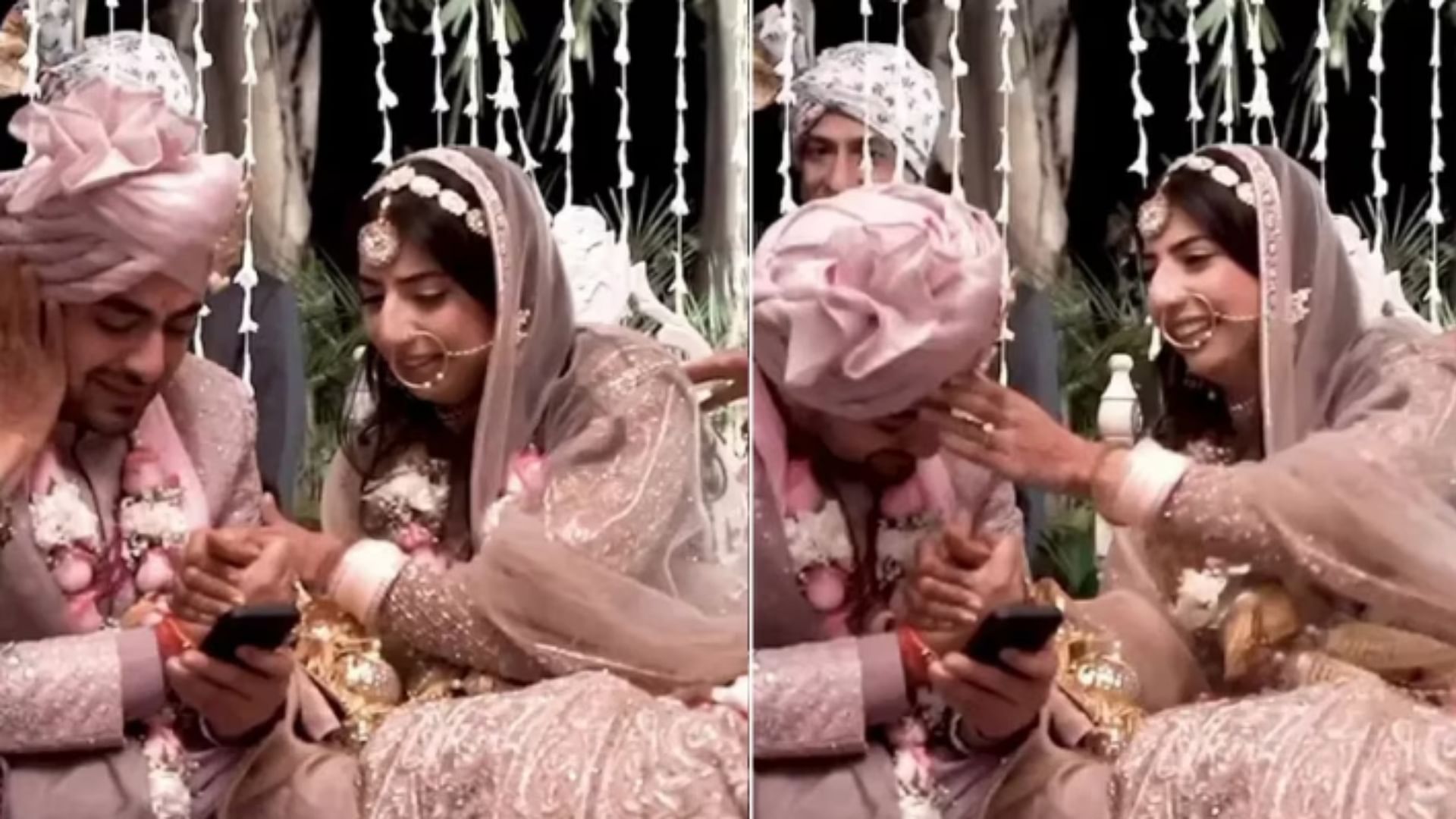 Wedding Video: Groom read the vows for the bride started crying in the mandap