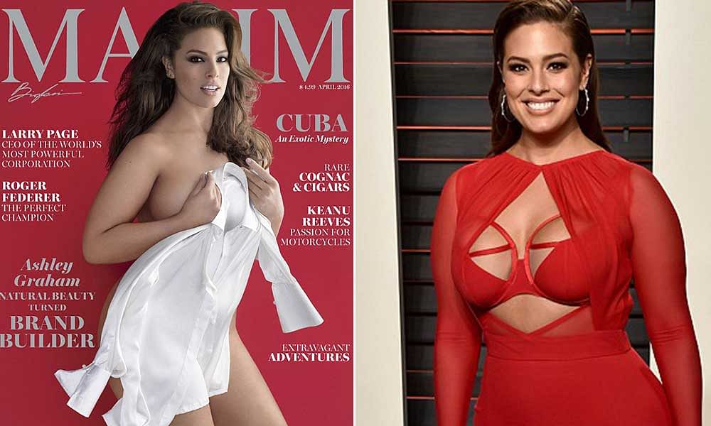 Ashley Graham Goes Almost Nude For Maxim Photoshoot Amar Ujala Hindi