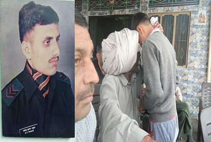 हिमखंड गिरने से पिता की मौत से नहीं थम रहे बेटों के आंसू, पत्नी बेसुध Wife and two sons of martyr Rakesh in deep shock after his death in avalanche kinnaur himachal