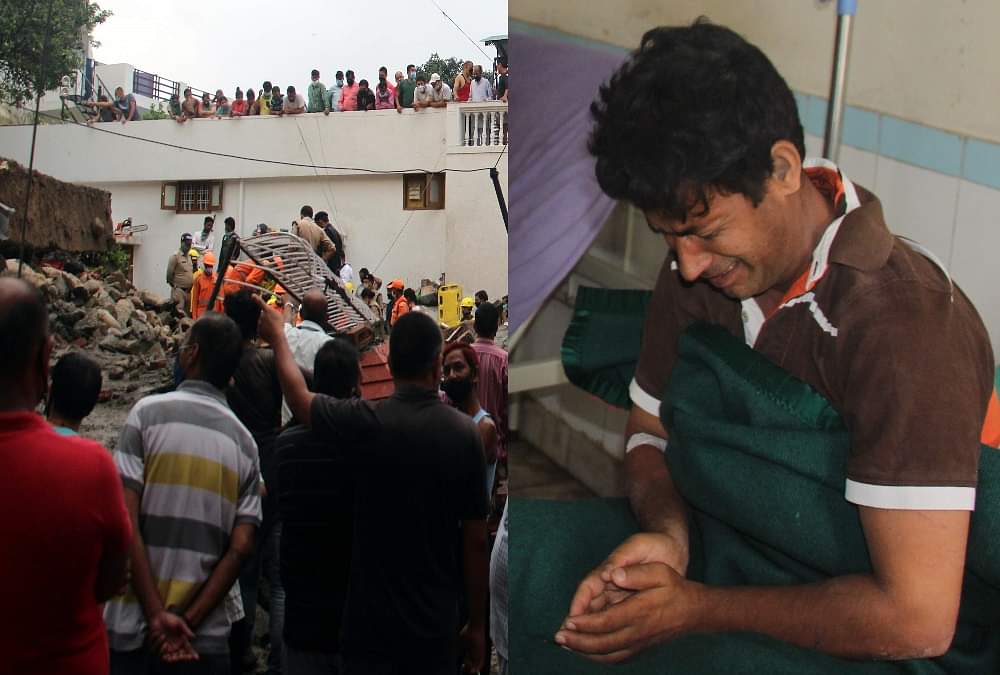 देहरादून हादसा: दो दिन बाद जिस घर में गूंजनी थी किलकारी वहां पसर गया मातम, तस्वीरों में खौफनाक मंजर... Dehradun House collapse Incidence: Pregnant Woman killed before Two day Birth a child, Photos