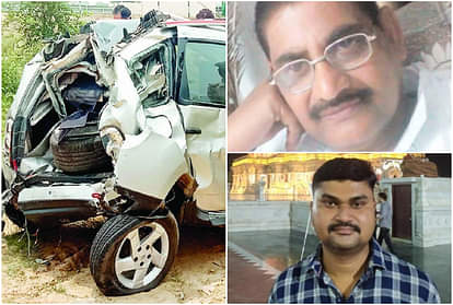 मथुरा: यमुना एक्सप्रेसवे पर वाणिज्यकर अधिकारी और सिपाही को कुचलने वाले कैंटर चालक की तलाश police searching driver and cleaner of truck who crashed the Commercial Tax officers on yamuna expessway