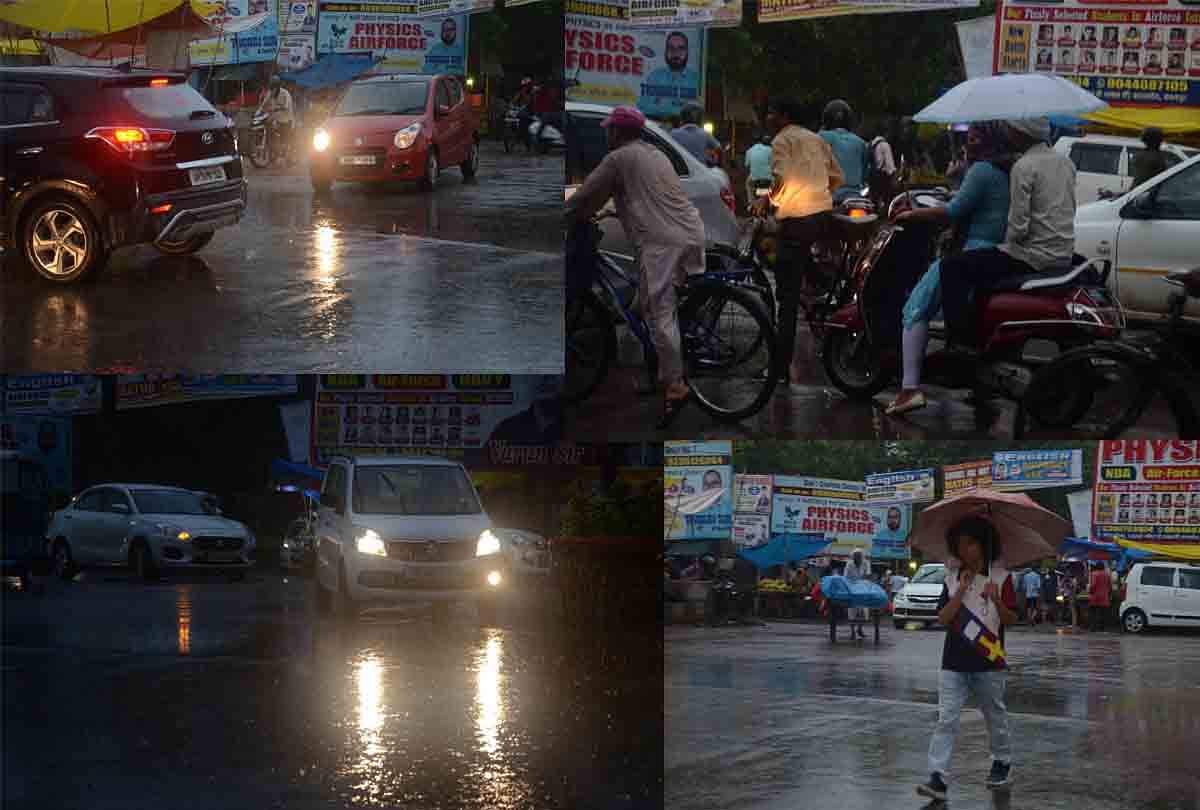 यूपी में बारिश का कहर: 72 घंटे लगातार हुई बारिश से जनजीवन अस्त व्यस्त, जर्जर मकान ढहे, फसलें बर्बाद Weather Forecast Update in UP News: Weather news, heavy rain in these cities of up, Weather Update