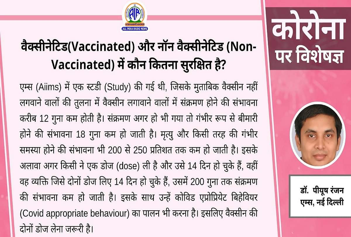 विशेषज्ञ से जानें: वैक्सीन के अलावा क्या कोरोना के इलाज के लिए कोई दवा भी आ गई है? Coronavirus vaccination in India latest update covid 19 medicine Coronavirus question answer