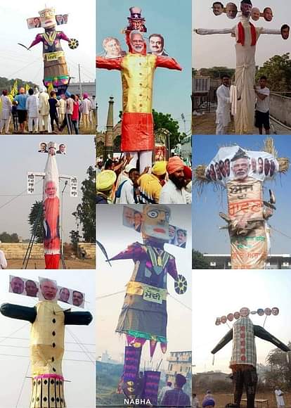 जयपुर : एनएसयूआई कार्यकर्ताओं ने राजस्थान विश्वविद्यालय में फूंका पीएम मोदी का रावण जैसा पुतला Jaipur: NSUI activists burn PM Narendra Modis effigy like Ravana on Vijayadashmi in Rajasthan University