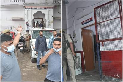 आगरा के थाने में 25 लाख की चोरी: सोते रहे पुलिस वाले, टूट गए मालखाने के ताले, रेकी करके हुई वारदात Rs 25 lakh cash stolen from Jagdishpur police station in Agra