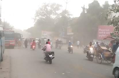 आंधी, बदली व बारिश के बाद मौसम हुआ सुहाना climate change due to thunderstorm
