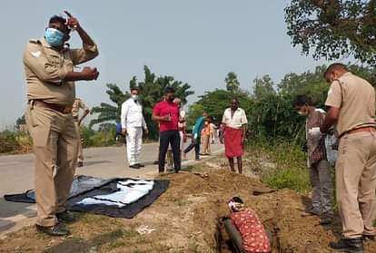 संतकबीरनगर: कब्र खोदवा कर निकाला गया महिला का शव, जानिए क्यों पुलिस ने उठाया ये कदम dead body of woman exhumed by digging grave in Sant Kabir Nagar