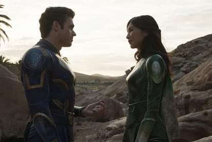 Eternals: स्टूडियो से निकली एमसीयू की कहानी, मैडन बोले, ‘बाहर शूटिंग करने का आनंद ही कुछ और है’ Richard Madden speaks on Eternals Gemma Chan Angelina Jolie Ikaris Hindi Marvel Studios