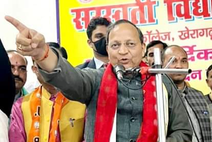 आगरा: राज्यसभा सांसद अरुण सिंह ने सपा-बसपा को बताया एक सिक्के के दो पहलू, अखिलेश पर साधा निशाना rajyasabha mp arun singh targets akhilesh yadav in agra