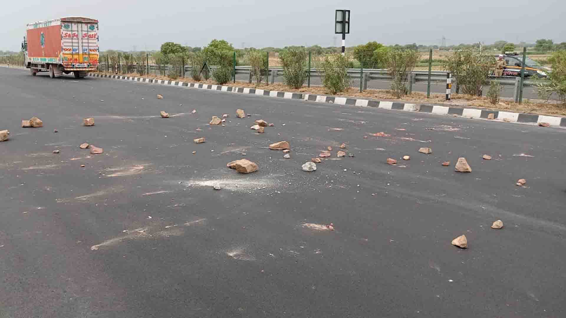 Opposition to Agneepath scheme in Kannauj district
