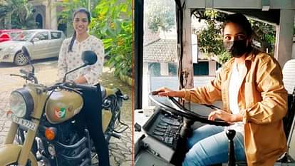 Female Bus Driver: बस यात्रियों को उनके गंतव्य तक ले जाती हैं ये लड़की, बिना सैलरी चलाती है बस Female Bus Driver: Meet Law Student Ann Mary From Kochi Drives Bus For Free