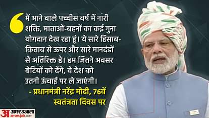 PM Speech: 25 साल का खाका, करीब 25 बार सामर्थ्य-संकल्प का जिक्र, पीएम मोदी ने किसे बताया सारे-हिसाब से ऊपर? 76th independence day PM Narendra Modi Speech Analysis red fort planning for next 25 years 25 times says power